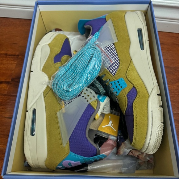 Jordan 4 Retro SP 30th Anniversary Union Desert Moss Size 11 - Picture 8 of 10